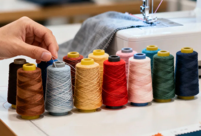 Poliéster vs Nylon hilo de coser diferencias