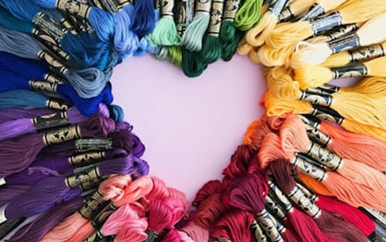 Hilo de coser para bordar