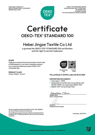 Certificados OEKO-TEX