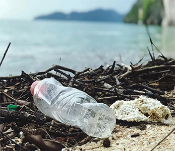 Hilo de poliéster reciclado