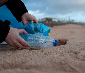 Hilo de poliéster reciclado